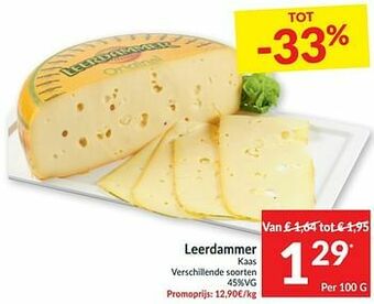 Intermarché Leerdammer kaas aanbieding