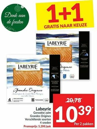Intermarché Labeyrie gerookte zalm grandes origines aanbieding