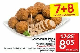 Intermarché Gebraden balletjes aanbieding