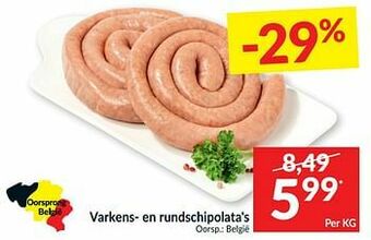 Intermarché Varkens- en rundschipolata`s aanbieding