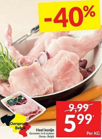 Intermarché Heel konijn aanbieding