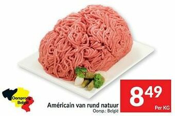 Intermarché Américain van rund natuur aanbieding