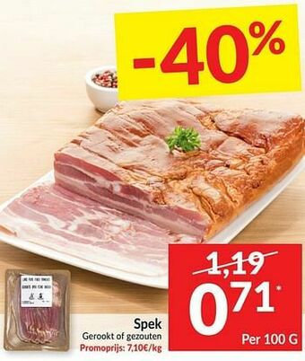 Intermarché Spek gerookt of gezouten aanbieding