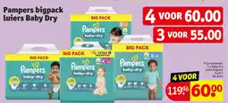 Kruidvat Pampers bigpack luiers Baby Dry aanbieding