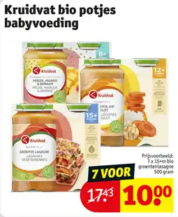 Kruidvat Kruidvat bio potjes babyvoeding aanbieding