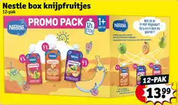 Kruidvat Nestle box knijpfruitjes aanbieding