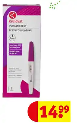 Kruidvat Kruidvat Ovulatietest aanbieding