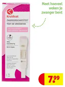 Kruidvat Kruidvat Zwangerschapstest aanbieding