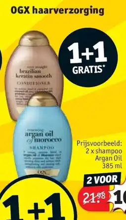 Kruidvat OGX haarverzorging aanbieding