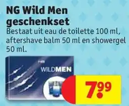 Kruidvat NG Wild Men geschenkset aanbieding
