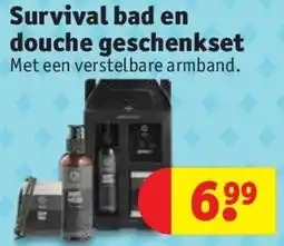Kruidvat Survival bad en douche geschenkset aanbieding