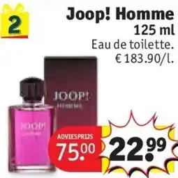 Kruidvat Joop! Homme aanbieding