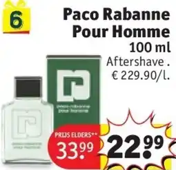 Kruidvat Paco Rabanne Pour Homme aanbieding
