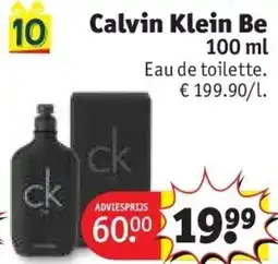 Kruidvat Calvin Klein Be aanbieding