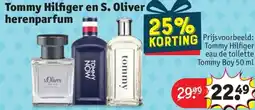 Kruidvat Tommy Hilfiger en S. Oliver herenparfum aanbieding
