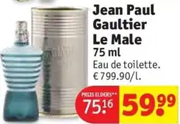 Kruidvat Jean Paul Gaultier Le Male aanbieding
