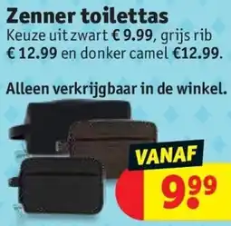 Kruidvat Zenner toilettas aanbieding