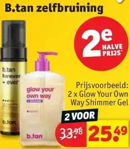 B.tan zelfbruining