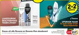 Kruidvat 4 x Rexona Men Cobalt Dry 72h anti-transpirant spray 150 ml aanbieding