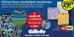 Kruidvat Venus Pro Comfortglide Coconut scheermesjes 10 stuks aanbieding
