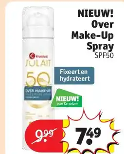 Kruidvat NIEUW! Over Make-Up Spray aanbieding