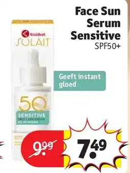 Kruidvat Face Sun Serum Sensitive aanbieding