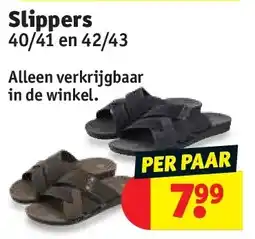 Kruidvat Slippers aanbieding