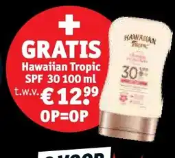 Kruidvat Hawaiian Tropic SPF 30 100 ml aanbieding