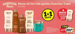 2 x Hawaiian Tropic Glowing Protection Lotion SPF 50 180 ml + gratis Hawaiian Tropic SPF 30 100 ml