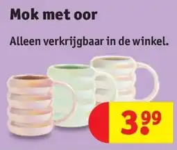 Kruidvat Mok met oor aanbieding