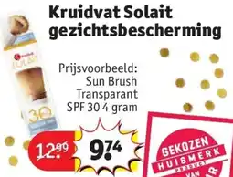 Kruidvat Kruidvat Solait gezichtsbescherming aanbieding