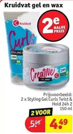 Kruidvat Kruidvat gel en wax aanbieding