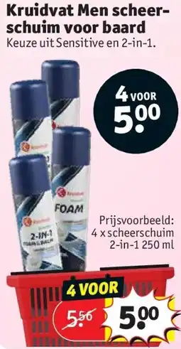 Kruidvat Men scheerschuim voor baard