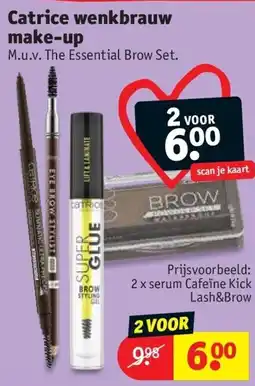 Kruidvat Catrice wenkbrauw make-up aanbieding
