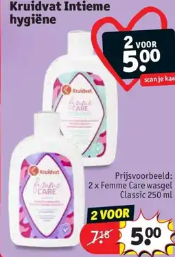 Kruidvat Kruidvat Intieme hygiëne aanbieding