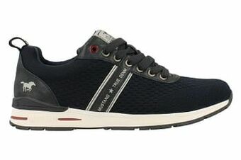 Berca Shoes Mustang Sneaker Laag Heren - Blauw aanbieding