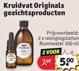 Kruidvat Kruidvat Originals gezichtsproducten aanbieding
