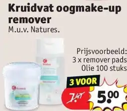 Kruidvat oogmake-up remover