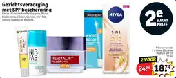 Kruidvat Gezichtsverzorging met SPF bescherming aanbieding