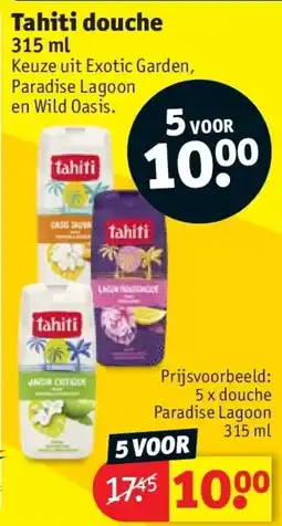 Kruidvat Tahiti douche aanbieding