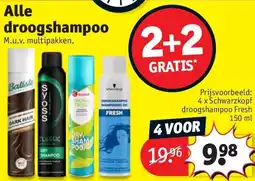Kruidvat Alle droogshampoo aanbieding