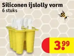 Kruidvat Siliconen ijslolly vorm aanbieding
