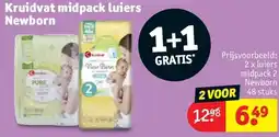 Kruidvat Kruidvat midpack luiers Newborn aanbieding
