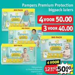 Kruidvat Pampers Premium Protection bigpack luiers aanbieding
