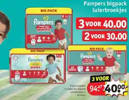 Kruidvat Pampers bigpack luierbroekjes aanbieding