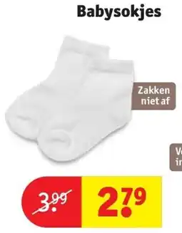 Kruidvat Babysokjes aanbieding