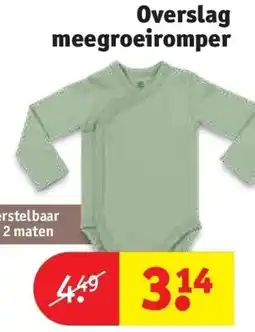 Kruidvat Overslag meegroeiromper aanbieding