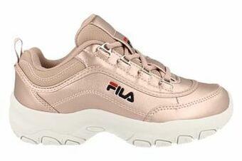 Berca Shoes Fila Sneaker Laag Meisjes/dames Strada F Low Jr Maat 33/39 - Rosegold aanbieding