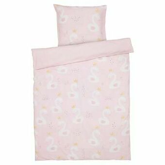 Kwantum Dekbedovertrek Kiki Roze Multicolor aanbieding