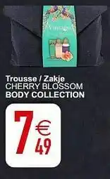 Cora Trousse - zakje cherry blossom body collection aanbieding